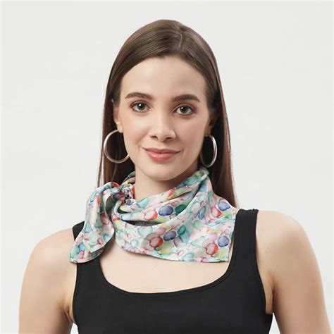 silk neck scarf.